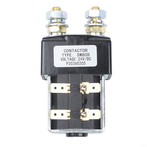 Relais électromagnétique Albright SW80-6 robuste 24V CC pour levage