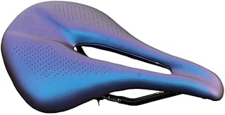 SHGUOMSC Sillín de Carbono for Bicicleta de montaña o Carretera, for Hombre, cómodo, for Carreras de montaña, 240 x 143/155 mm(Blue 155mm)
