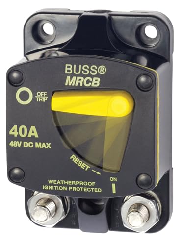 Blue Sea Systems 7138 187-Series Circuit Breaker, Surface Mount, 40A