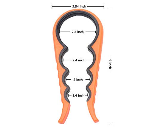 2 Pcs Multi-Purpose Colourful Adjustable Rubber Strap Wrench Grip /Tighten Bottle Jar Can Opener For Small Hands, Seniors Or Anyone Who Suffers From Arthritis #TOP1