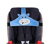 Dakexiong Babysitz-Kopfstütze, sicheres Kopfstützenband für Autositze, Kopfband für Autositz-Schlafpositionierer, festes Gurtband für Autositze, Nackenschutzgurt für Kleinkinder, Kinder, Babys (Blau)