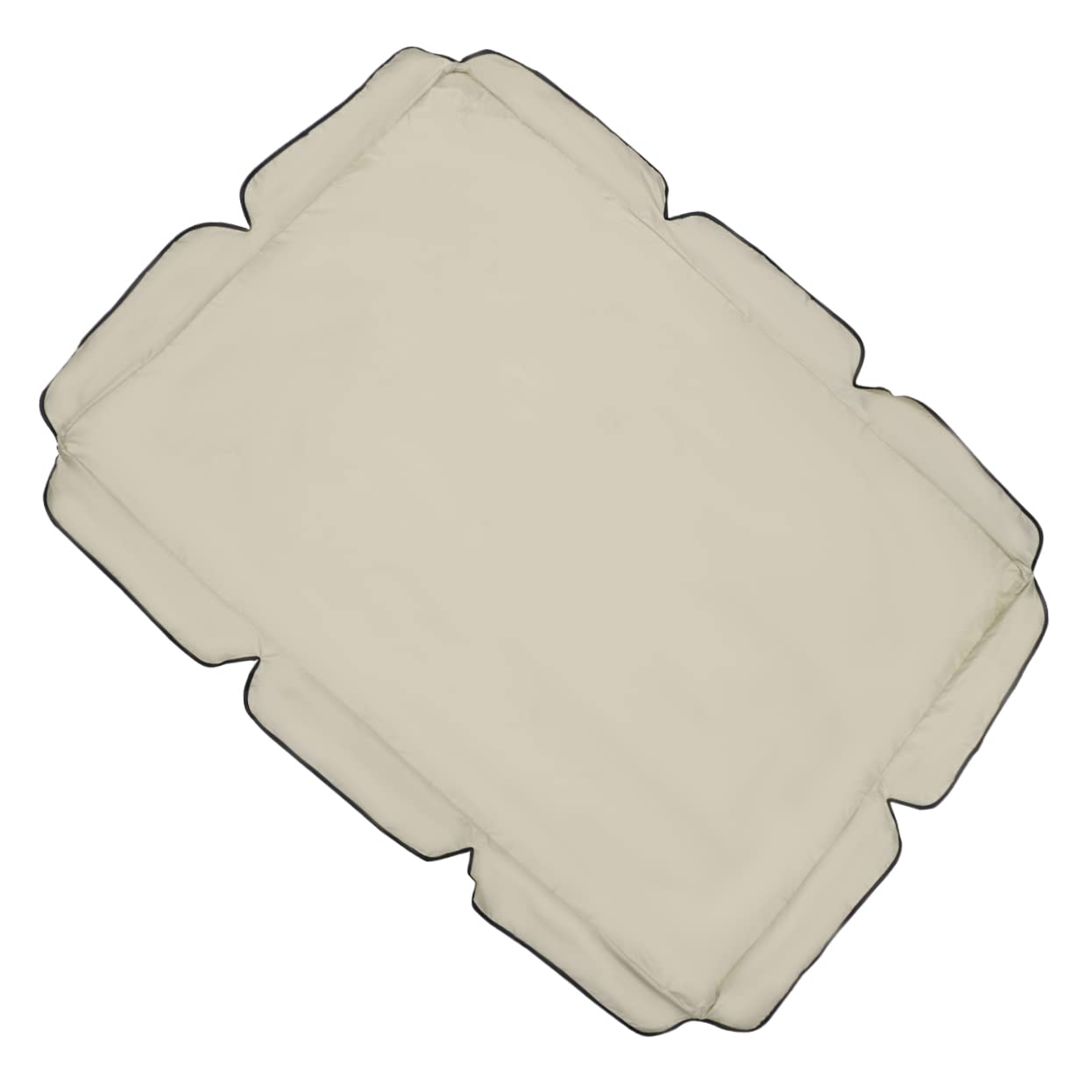 Funda para columpio de 3 plazas beige Toddmomy de poliéster para jardín exterior