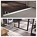 YZWZZXC Wheelchair Ramps for Doorways, Door Threshold Ramp, Strong Toughness, can be Cut, Load Bearing Capacity 2200 lbs, Suitable for All Doorways and Step Bases(1.5cm/0.6in)