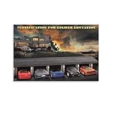 generic Justification for Higher Education Classic Supercars Funny Cool Wall Decor Art Print Poster Canvas Art Poster And Wall Art Picture Print Modern Family Bedroom Decor Posters 16x24inch(40x60cm)