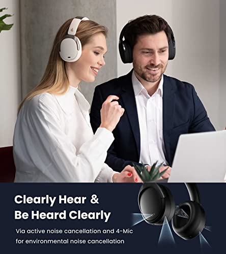 Edifier Wh950Nb Active Noise Cancelling Headphones, Bluetooth 5.3 Wireless Headphones, Ldac Hi-Res Audio, 55 Hours Playtime, Google Fast Pairing For Android, Dual Device Connection, App Control, Black #TOP3