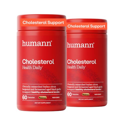 HumanN Cholesterol Health Daily Capsules, Lipid, & Liver Support, 120 Ct