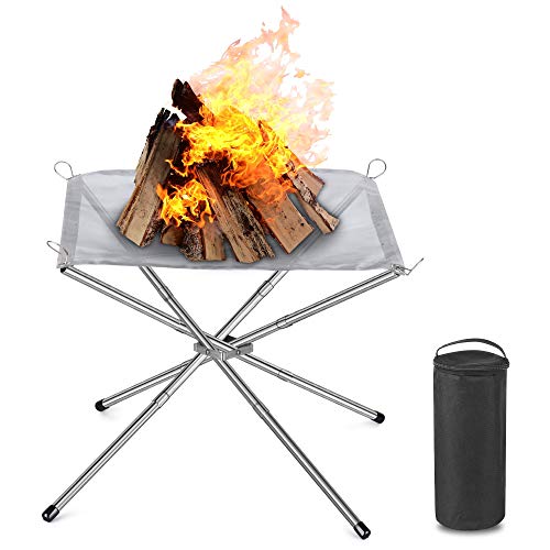 Mophorn Supporto Per Braciere Regolabile Da 38 A 68,6 Cm Con 4 Ruote Compatibile Con Stufe Da Esterno Bonfire E Altri Bracieri Accessorio Da Campeggio In Acciaio Inossidabile 92643975
