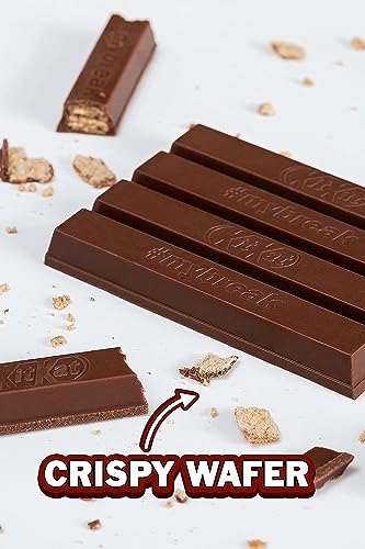 Kit Kat Chocolate Bars | 4 Fingers | 24 Packs of 41.5 g| Kit Kat Milk Buscuit Chocolate Blocks | Bulk Gift Box | Easter Christmas Birthday Present School Gifts | UK Stock | Sold by Essential Products - 4