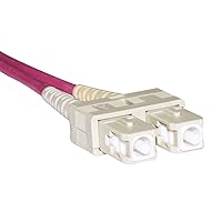 Link LKSCSC4515 - Cavo Fibra Ottica SC-SC Multimode Duplex OM4 50/125 µm – Lunghezza 15 Metri