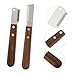 Abaodam 2pcs PET Grooming Tools Dog Combs for Undercoat Removal Cat Hairbrushes Ergonomic Handle Professional PET Cleaning Supplies for Dogs and Cats