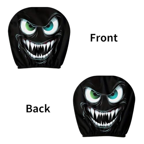 Housse de coussin lavable Evil Eyes en polyester pour un entretien facile - 6