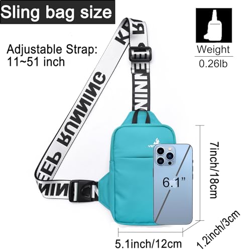 Mini Sling Bag for Women Men Small Crossbody Bag Shoulder Backpack Casual Phone Chest Bag Travel Personal Pocket Bag3