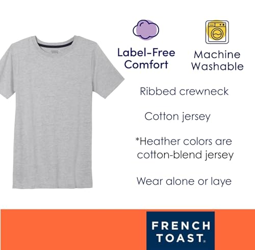 french toast boys short sleeve crewneck tee t shirt