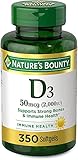 Vitamin D by Nature's Bounty for Immune Support and Healthy Bones. 2000IU, 350 Softgels
