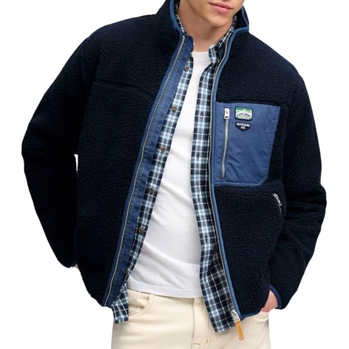 Superdry Vintage Retro Fleece Full Zip Sweatshirt S