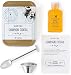 Thoughtfully Gifts, Cocktail Mixer Travel Tin Gift Set, Includes Peach Bellini Cocktail Mixer, Jigger, Bar Spoon and Recipe Card (Contains NO Alcohol)