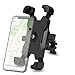 UPLULA porta cellulare moto, porta cellulare bicicletta, supporto girevole a 360° e ammortizzazione, porta smartphone universale, adatto per smartphone da 3,5-6,8 pollici