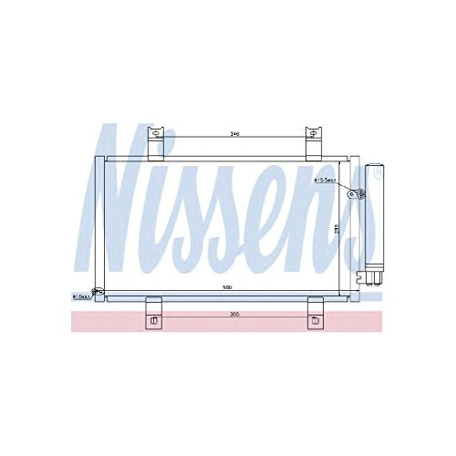 Image of Nissens 94934 Condenser, air conditioning