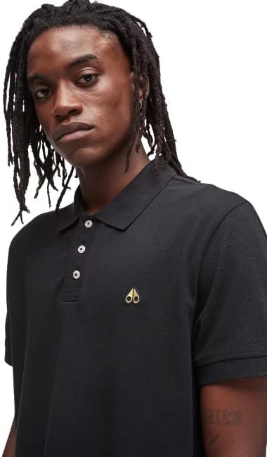 Moose KnucklesMen's Pique Polo Gold