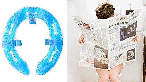 Gel Toilet Seat Cushion Blue