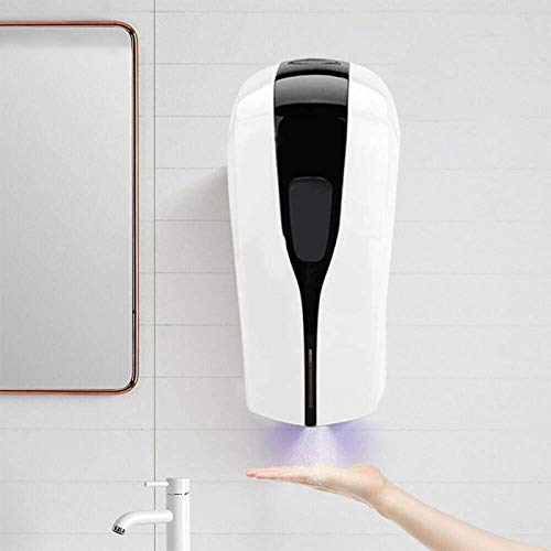 Preisvergleich Produktbild KKTECT Sensorgesteuerter Desinfektionsmittelspender 1000ML Touchless Desinfektionsmittelständer Wandmontierter Alkohol Sprühflaschen Sterilisator für Hotel, Badezimmer, Heimschule
