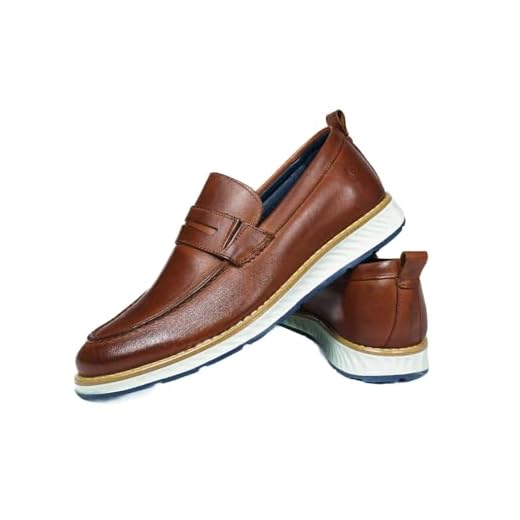 Sapato Mocassim Couro Legítimo Masculino Loafer Monk Noivo Cor:Marrom;Tamanho:43