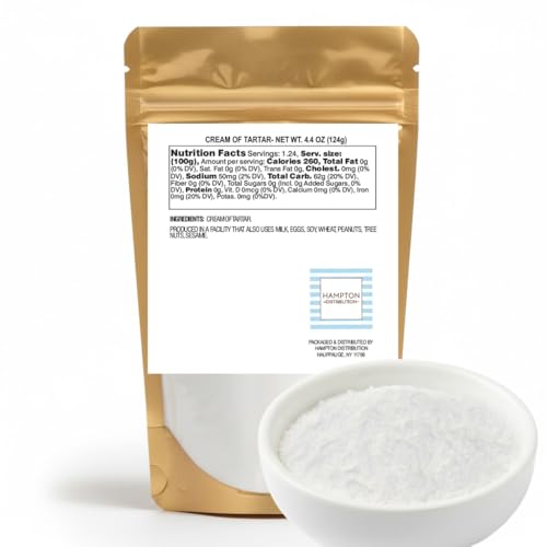 Cream of Tartar, 4.4 Ounce Resealable Bag, Hampton Distribution