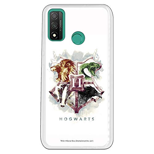 Personalaizer Custodia per Huawei P Smart 2020 - Harry Potter Ufficiale Cover Cellulare Harry Potter Hogwarts Acquerello