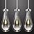 LIANGMH Raindrop Pendant Lights Kitchen Island Set of 3 Teardrop Chrome Hanging Light Fixtures Clear Solid Glass Pendant Light Modern Chandeliers for Dining Room Porch Corridor Living Room