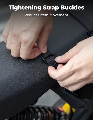 Image of KEMIMOTO Motorcycle Foot Peg Foot Rest and Motorcycle Rack Bag