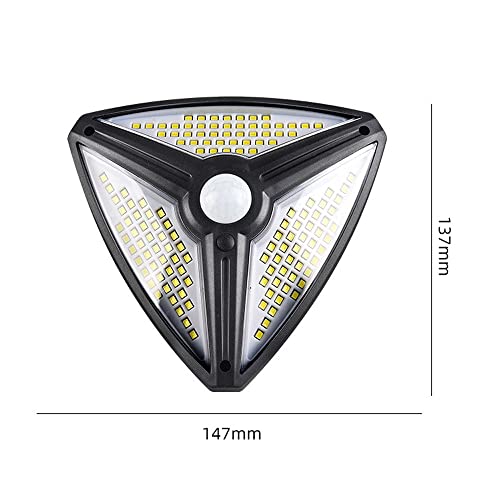 Aplique de pared impermeable solar para iluminar accesos oscuros del jardín sin cables 7