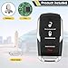 Key Fob Replacement Fits for Dodge Ram 1500 2019 2020 2021 2022 2023 2024 Smart Proximity Keyless Entry Remote Control 434Mhz OHT-4882056 4A 68575600AA, 68584151AA