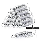 5.5インチ 高耐久 トランポリン 交換用スプリング プレミアムステンレススチール 防錆スプリング 8フィート/14フィートのトランポリン用 Skywalker、CalmMax、BCANなどに対応 12個