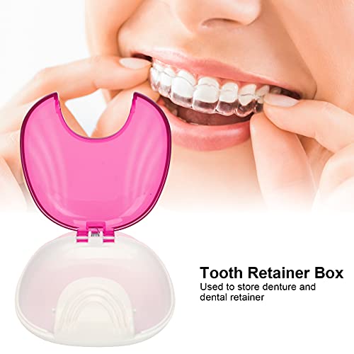 Estojo de retenção, caixa de armazenamento higiênica estojo de suporte ortodôntico portátil durável