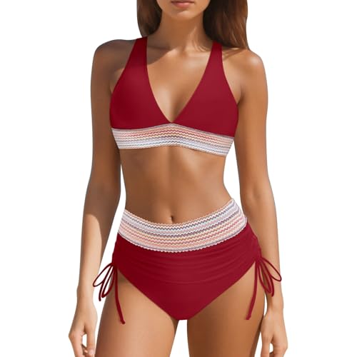 Maillot de bain deux pièces à cordon pour vos vacances et séances piscine