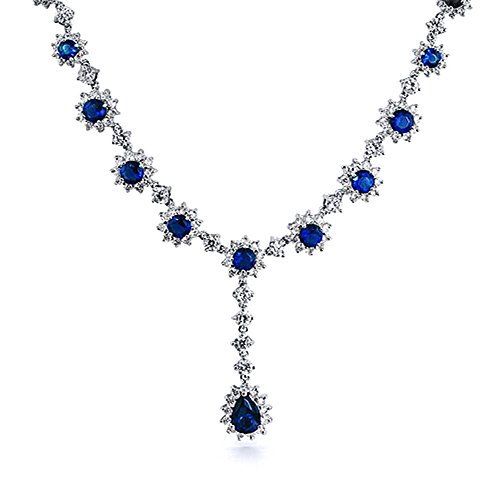 Conjunto de joyería nupcial vintage de plata con circonitas AAA para novias elegantes 7