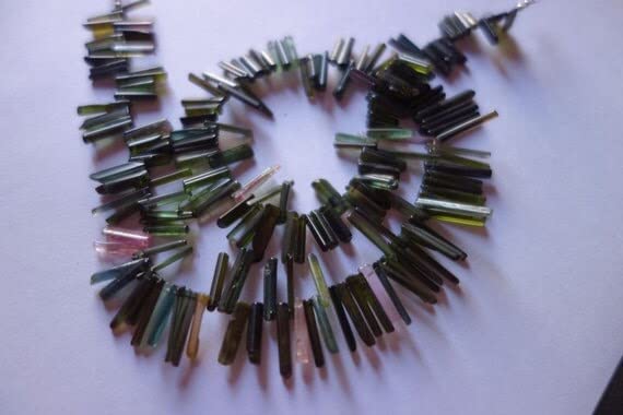 Collier multi tourmaline naturelle LKBEADS : pierres de qualité supérieure pour joaillerie fine