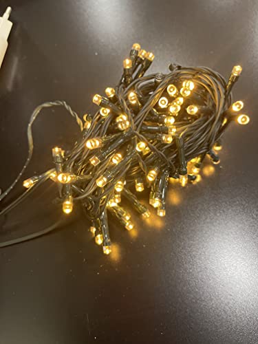 Mini lucciole 100 luci led col. bianco caldo uso