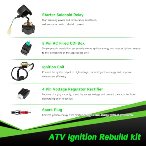 Image of PZ20 Carburetor & 125cc Starter for Tao tao Coolster 110cc ATV Parts