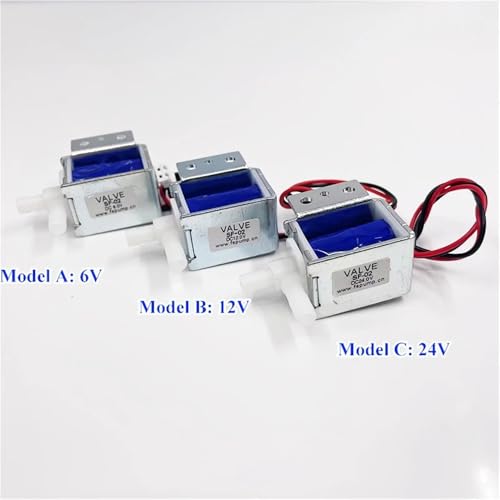 Mini électrovanne DC 24V normalement fermée eau air débit 7 L/Min