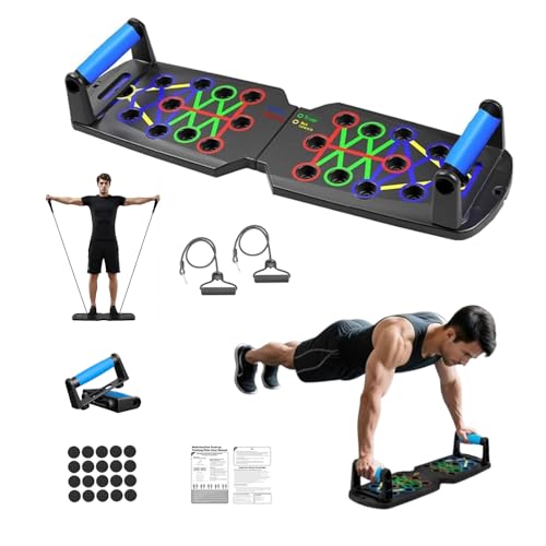 Push Up Board for Men - 15-in-1 Foldable Pushup Board