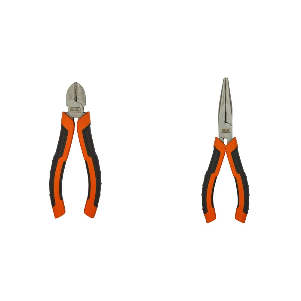 BLACK+DECKER BDHT81584 Steel 160mm Diagonal Cutting Pliers With