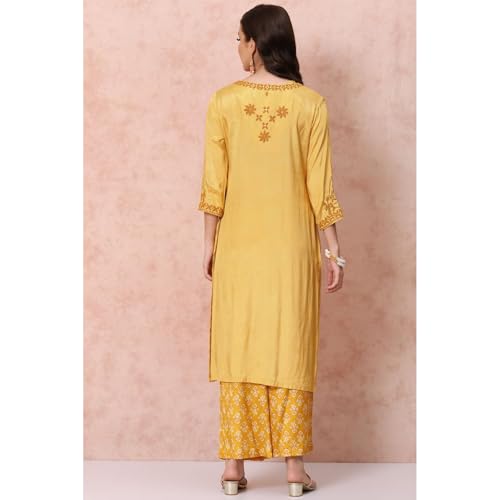 Image of Rangriti Womens Women Viscose Printed Suit Set