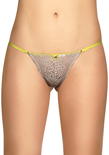 Laura Women's Adjustable Thong See Through Lace