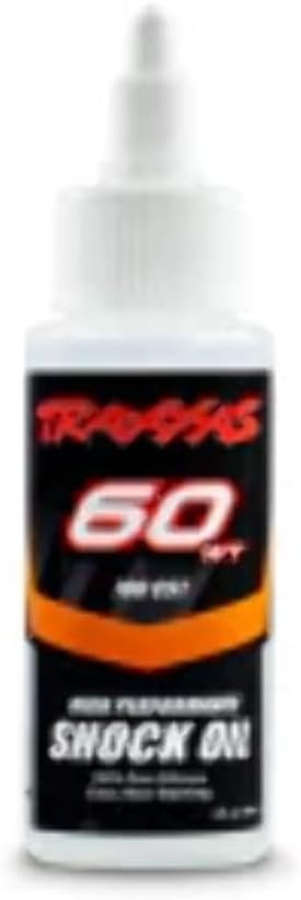 Traxxas Oil, Shock (60 wt, 700 CST, 60cc) (Silicone)