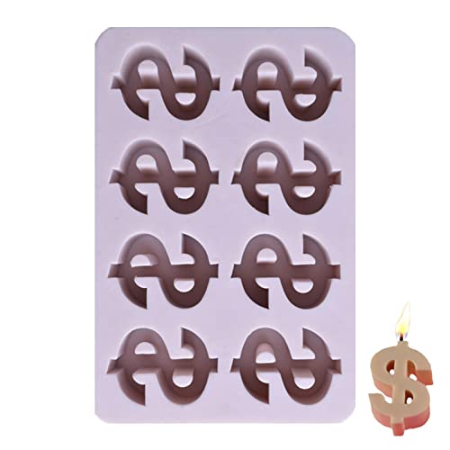 Molde de chocolate cifrão,Molde de silicone pequeno cifrão para assar - Moldes de fundição 3D criati