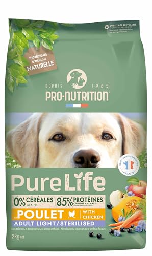 Pro Nutrition Pure Life Poulet Adult Light/Sterilized 2 kg