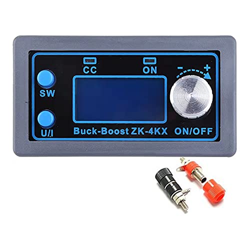 Abwan Adjustable Voltage Regulator, ZK-4KX CNC DC to DC Buck Boost Converter Module CC CV 0.5-30V 0-4A
