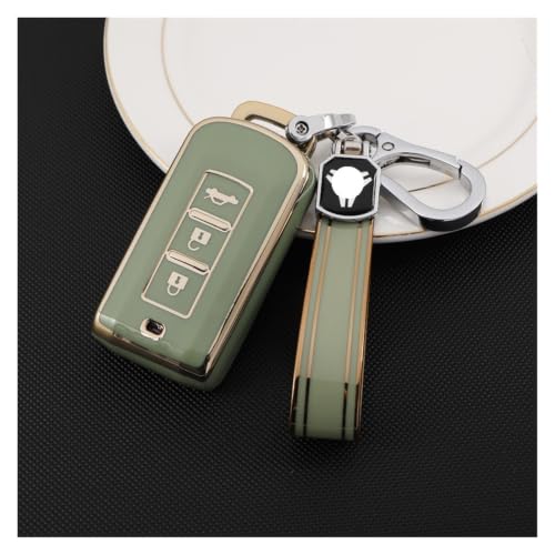 Funda para llave para Lancer y Outlander con acabado elegante gris 5