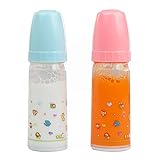 Mommy & Me Magic Bottles - 2 Baby Doll Bottles, Disappearing Milk and Juice Bottles Large Size...